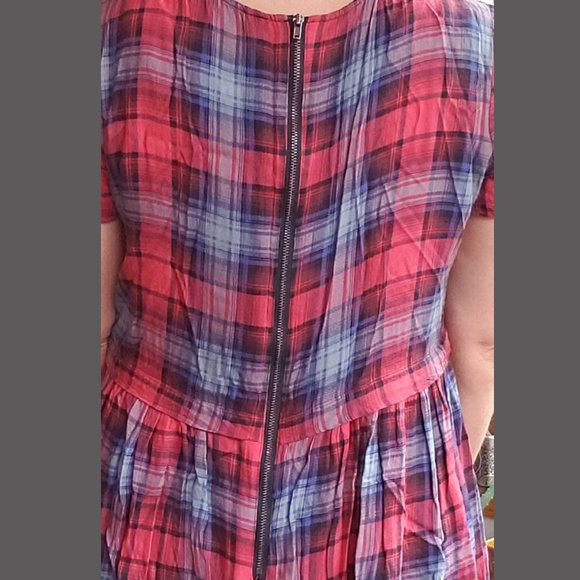 Forever 21 '00's Plaid Babydoll Dress/Tunic - Picture 4 of 4